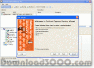 Outlook Express Backup Pro screenshot